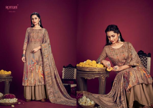 Romani Jhalak Premium Pashmina Designer Dress Material Collection 